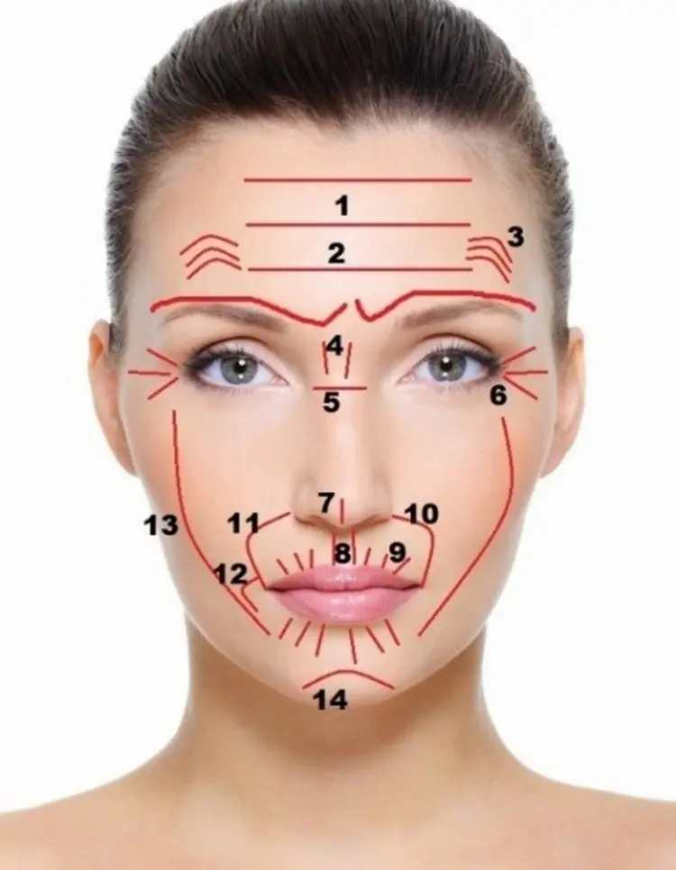 Бръчките по лицето са карта на тялото на човека. Ето какво означават