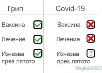 Шест графики, които съпоставят коронавируса и грипа – много полезна информация