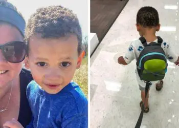 Тя получи неодобрение, защото синът й има закачена каишка към раницата си, нейната история?