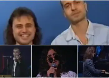 Няма да ги познаете! Слави Трифонов и Евгени Димитров на концерт на Дони през 1995. Исторически кадри (ВИДЕО)