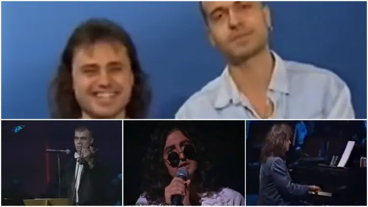 Няма да ги познаете! Слави Трифонов и Евгени Димитров на концерт на Дони през 1995. Исторически кадри (ВИДЕО)