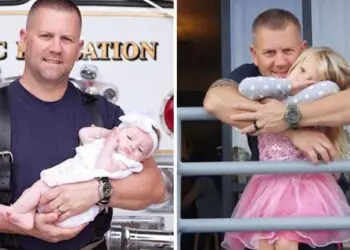 Пожарникар изроди бебче, без да подозира и най-малко, че това е негова дъщеря