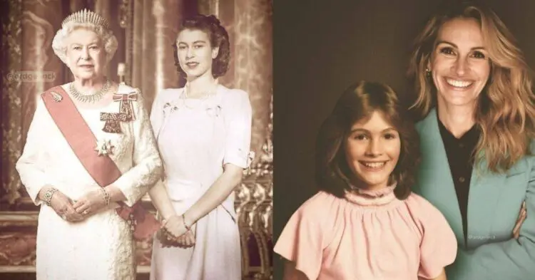 23 любими знаменитости, които се срещнаха със своята млада версия – ето как са се променили!