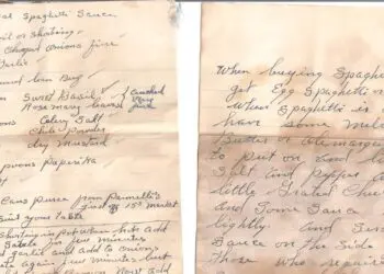 Мъж откри семейна рецепта от 1947 в стената на гаража си и тя се оказва най-вкусното нещо!