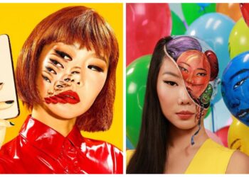 Без фотошоп! Корейка стана известна, превръщайки себе си в оптична илюзия