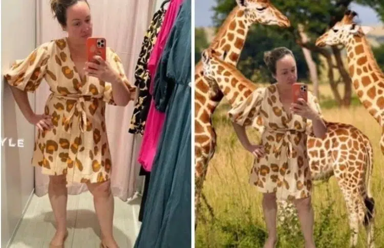 Съпруг с чувство за хумор фотошопира всички снимки на жена си от пробната…