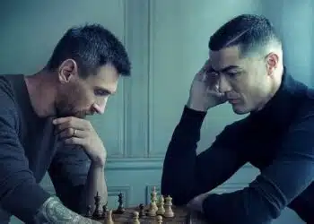 Историческа снимка: Роналдо и Меси позират заедно за реклама на Louis Vuitton