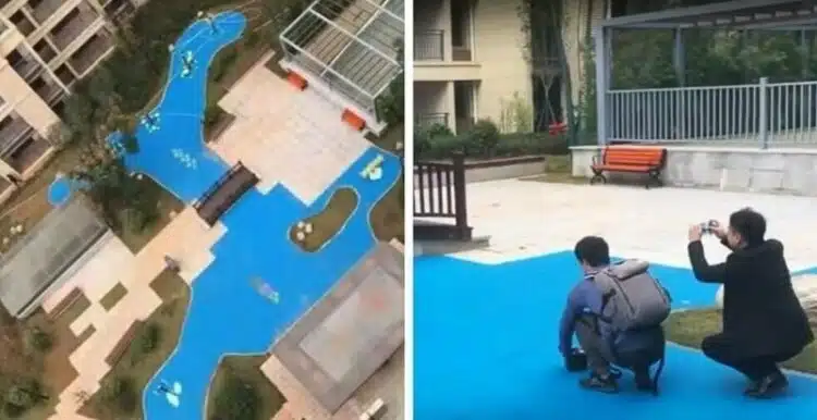 Строителите построиха пластмасово езеро вместо истинско