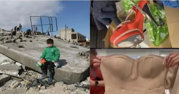 Това, което ни струва нищо: на жертвите в Турция от Европа и САЩ са изпращани вечерни рокли и козметика