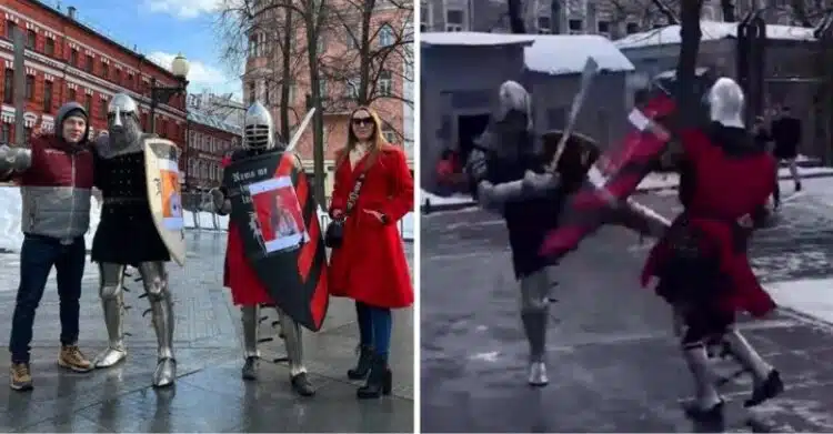 Двойка реши спор за брак чрез рицарски двубой