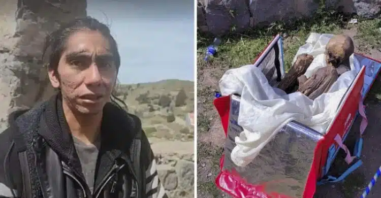 Полицията конфискува 800-годишна мумия от перуанец, който я мислел за негова приятелка