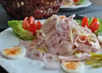 Вашият мъж със сигурност ще оцени месната салата „Брутална“ – перфектното мезе