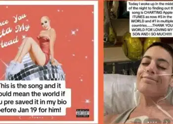 Болна от рак майка създаде последната си песен за своя син – счупи рекордите