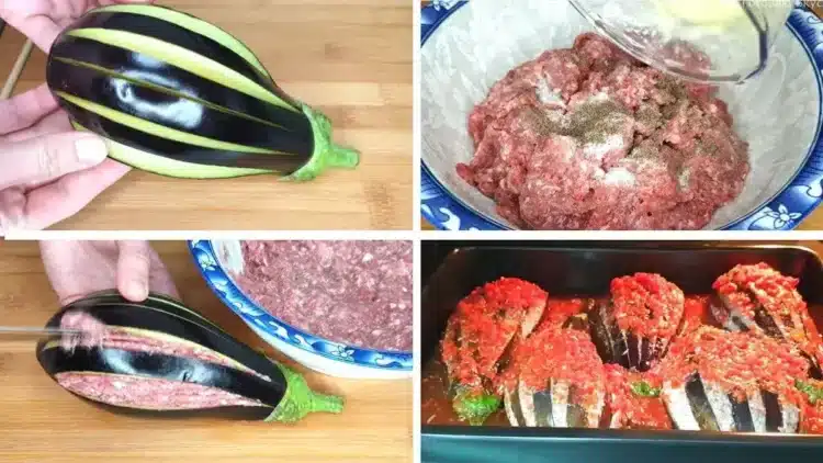 Никой няма да иска пържоли вече, ако сготвите патладжана така – пълен с кайма